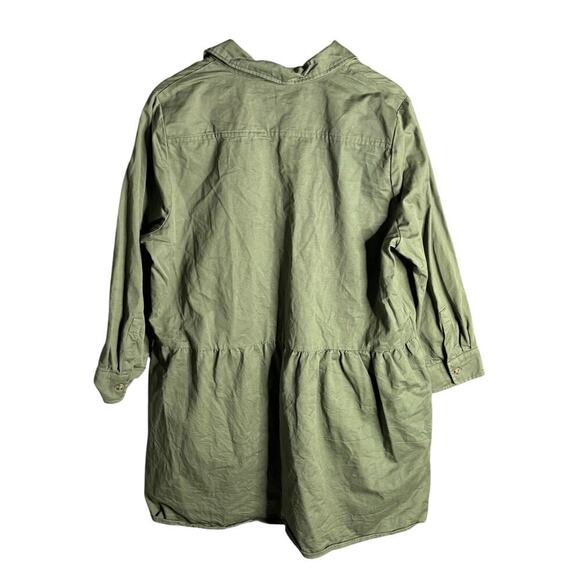 Tuckernuck Hayes Shirt Dress Jade Green Size XXL - Picture 6 of 7
